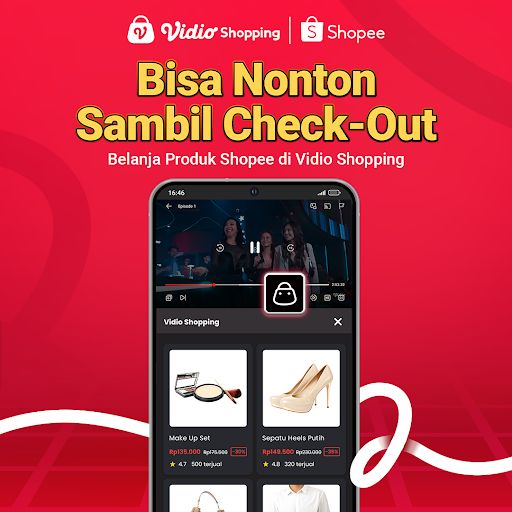 Vidio & Shopee Luncurkan Fitur Vidio Shopping, Hadirkan Pengalaman Belanja Baru Sambil Menonton Tayangan Favor