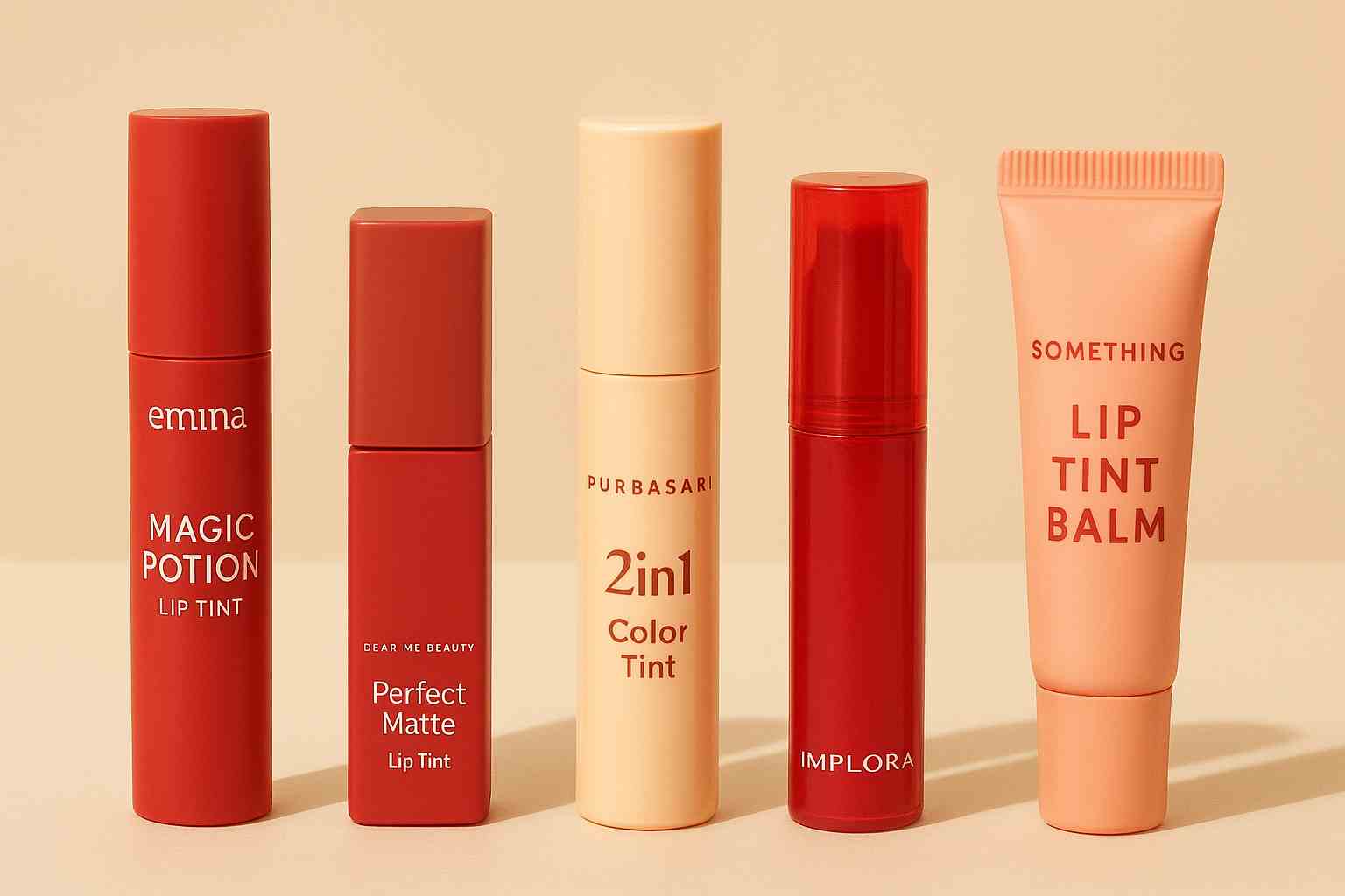 Rekomendasi Lip Tint Lokal di Bawah 50 Ribu yang Bikin Bibir Segar Natural!