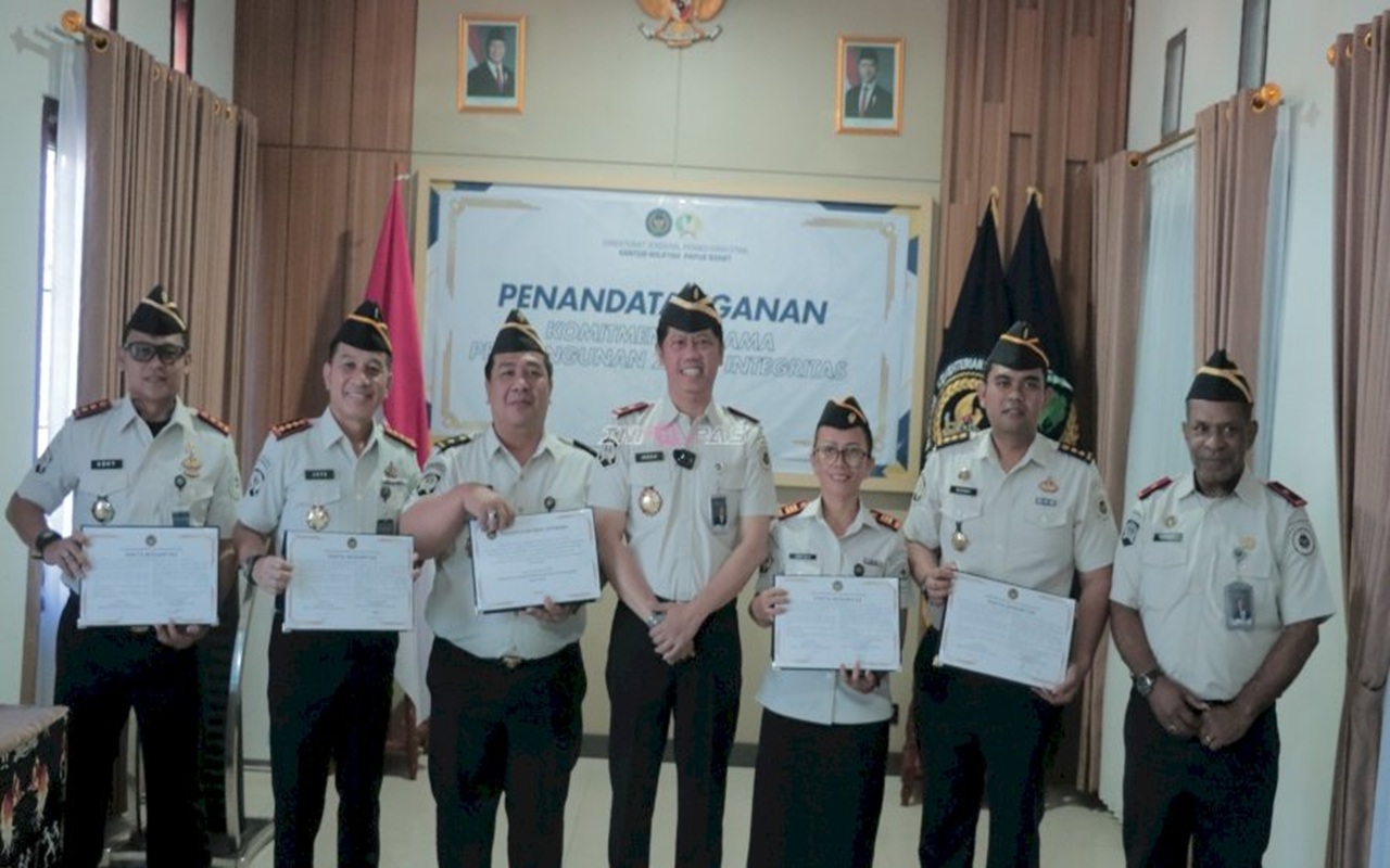 Serius Berantas Korupsi, Kanwil Ditjenpas Papua Barat Deklarasikan Zona Integritas WBK-WBBM