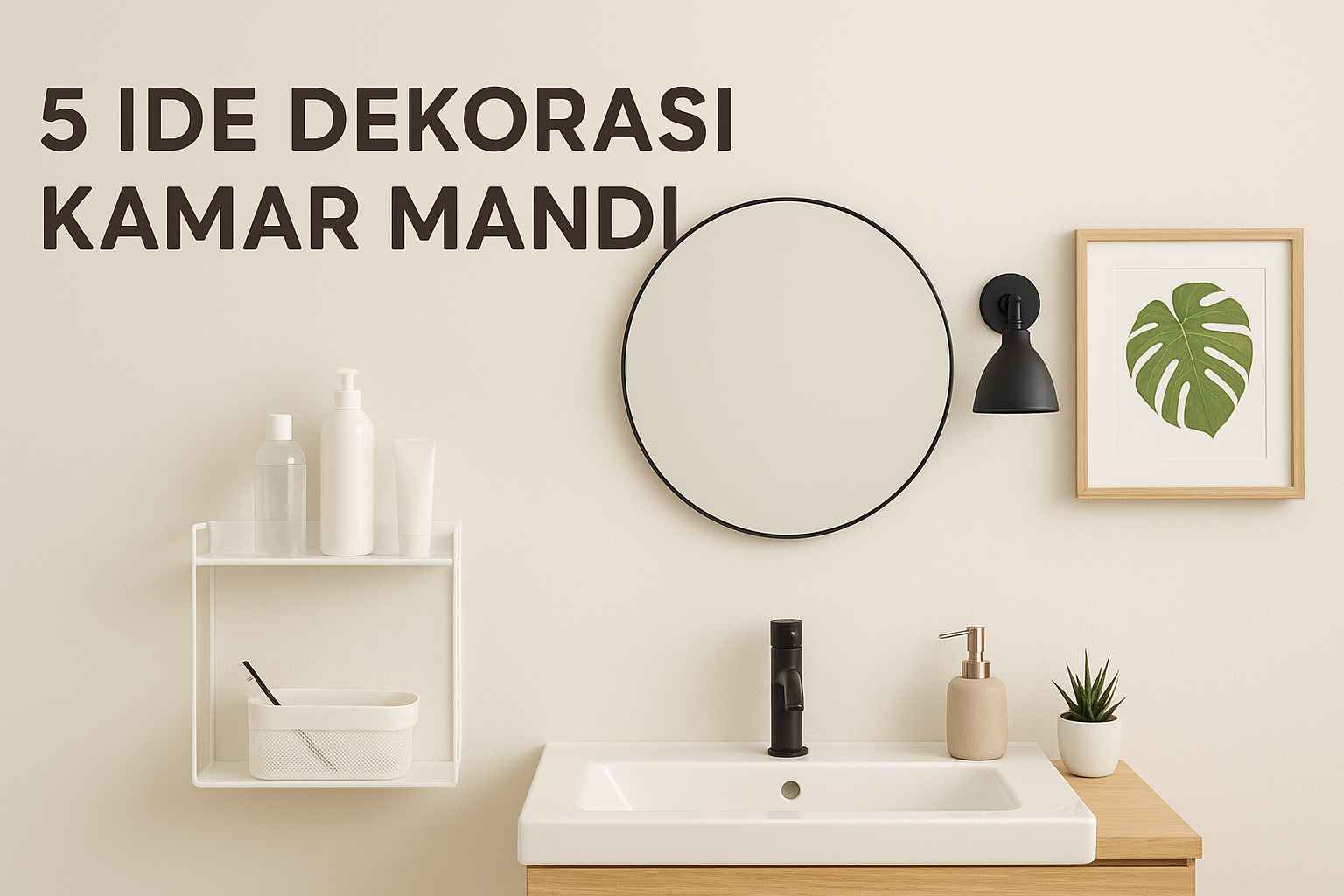 Inspirasi Dekorasi Kamar Mandi Agar Lebih Nyaman dan Stylish