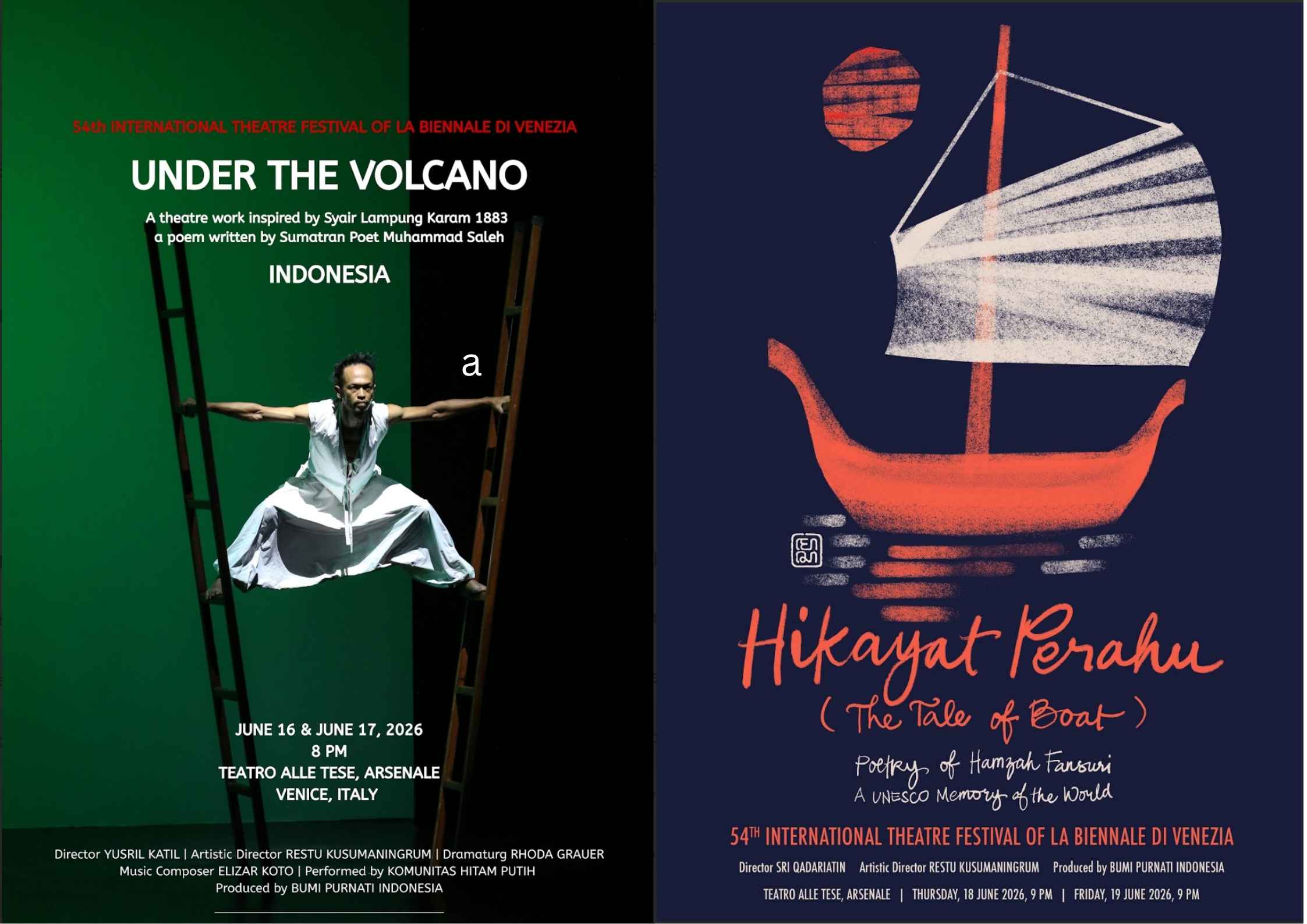 Dua Panggung Indonesia di Biennale Venesia 2026