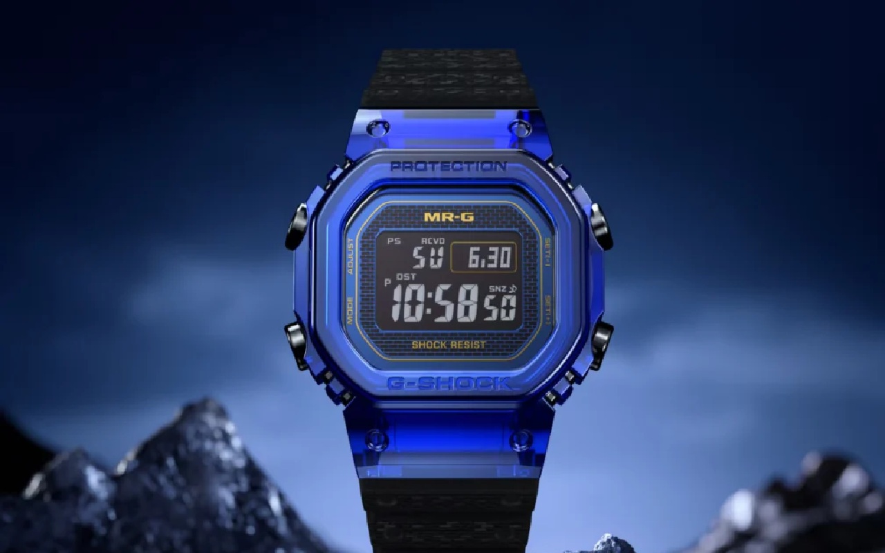 Casio Rayakan 30 Tahun MR-G dengan MRG-D5000 Blue Sapphire, Produksi Hanya 20 Unit