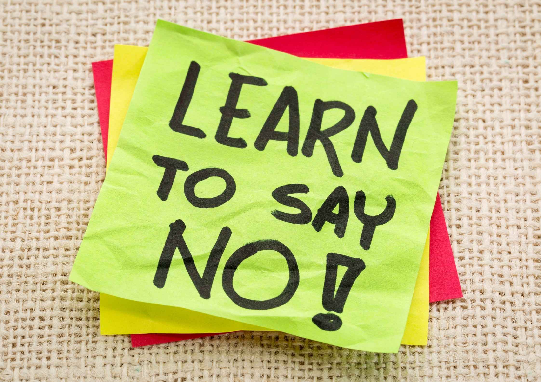 Seni Berkata Tidak: Menjaga 