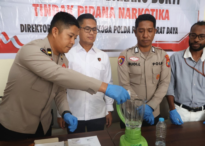 Polda Papua Barat Daya Musnahkan Puluhan Gram Sabu, Barang Bukti dari Perkara J.R.T
