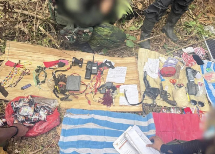 Markas OPM Kodap Sorong Raya di Aifat Selatan Dikuasai TNI, Sejumlah Barang Bukti Diamankan