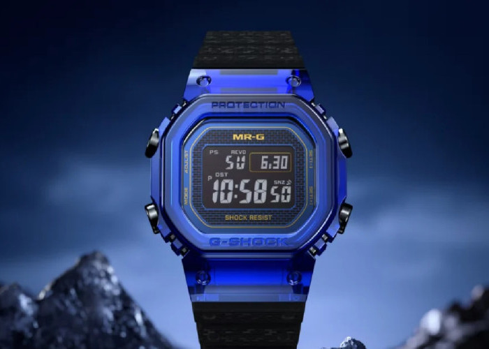 Casio Rayakan 30 Tahun MR-G dengan MRG-D5000 Blue Sapphire, Produksi Hanya 20 Unit