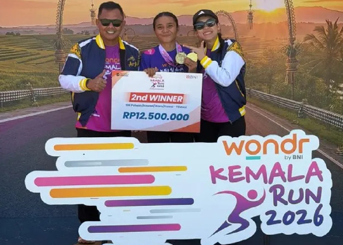 Bripda Silya Muskita Raih Juara II Kemala Run 2026, Harumkan Nama Polda Papua Barat