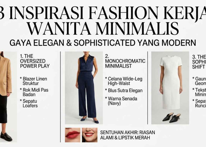 Gaya Kantor Makin Sophisticated: 3 Formula Fashion Wanita Wajib Coba