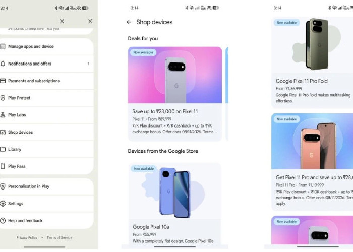 Google Play Store Punya Menu Shop Devices, Ini Daftar HP dan Perangkat yang Tersedia