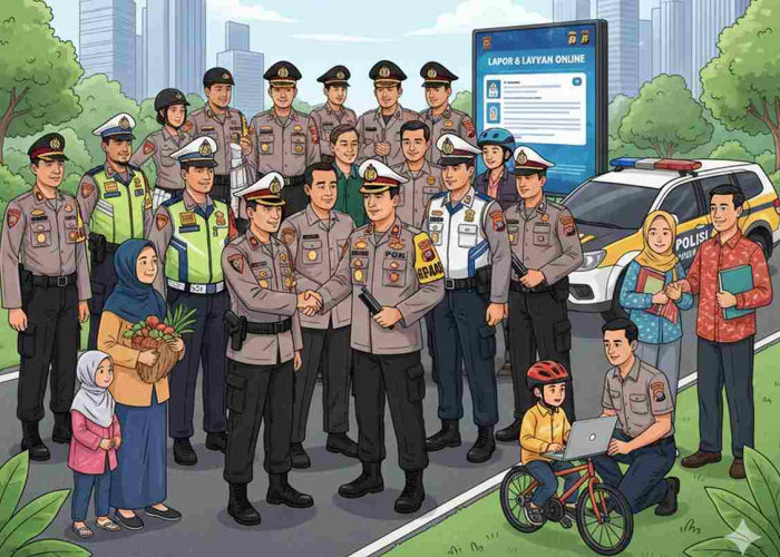 Saat Polisi Kembali Jadi Piandel Rakyat