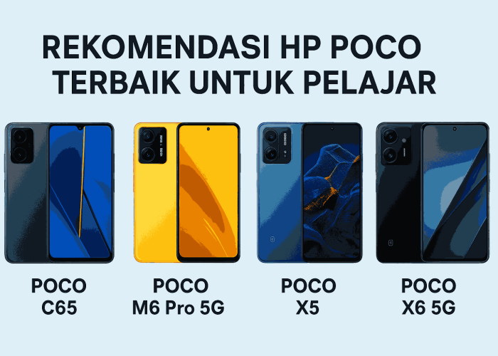 5 HP POCO Terbaik untuk Belajar Online dan Hiburan
