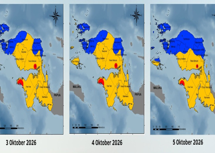 BMKG Prediksi Kualitas Udara Papua Barat dan Papua Barat Daya 3-5 Oktober 2026