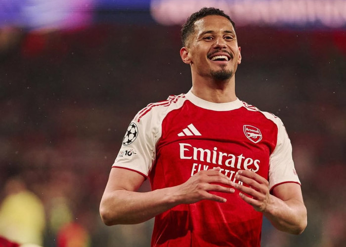 Barcelona Bidik William Saliba, Arsenal Pasang Harga Selangit untuk Bek Andalannya