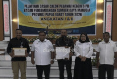 Sekda Papua Barat Tutup Latsar CPNS 2026, 78 Peserta Lulus Memuaskan